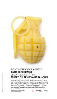 Rencontre avec l'artiste Patrice Ferrasse. Le jeudi 11 juillet 2013 à Besançon. Doubs.  18H00
